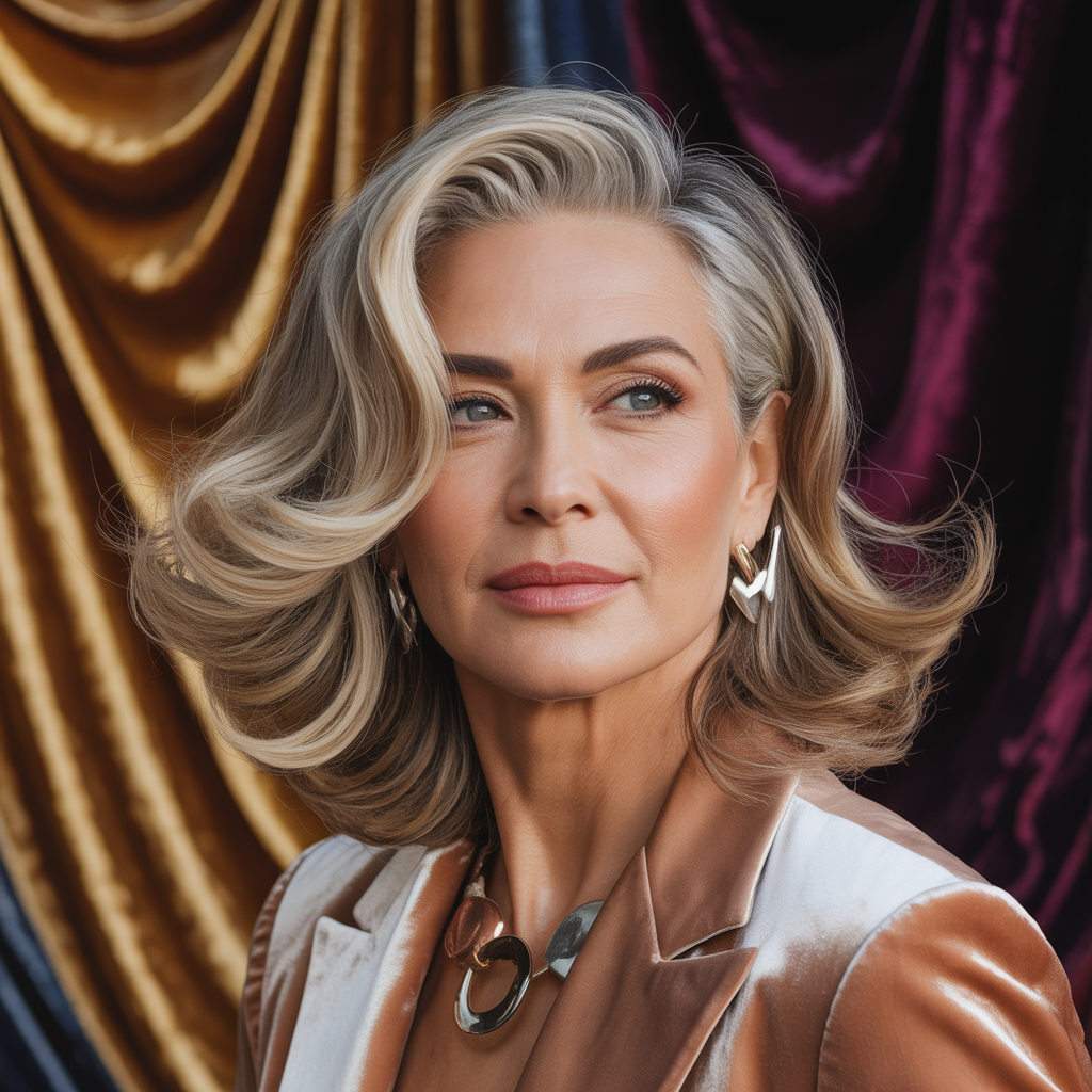 medium length cuts for women over 50