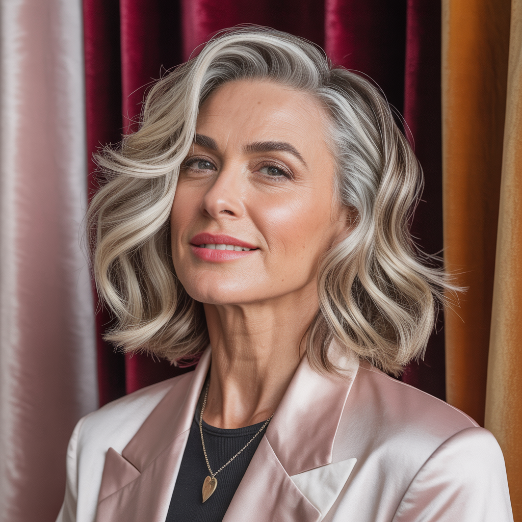 medium length cuts for women over 50