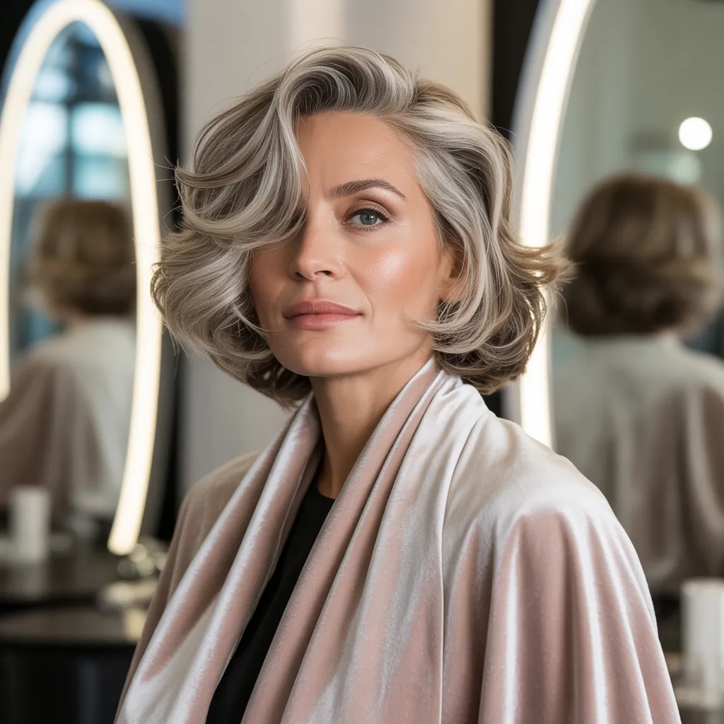 medium length cuts for women over 50