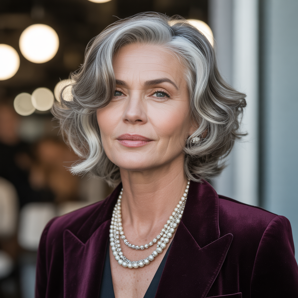 medium length cuts for women over 50