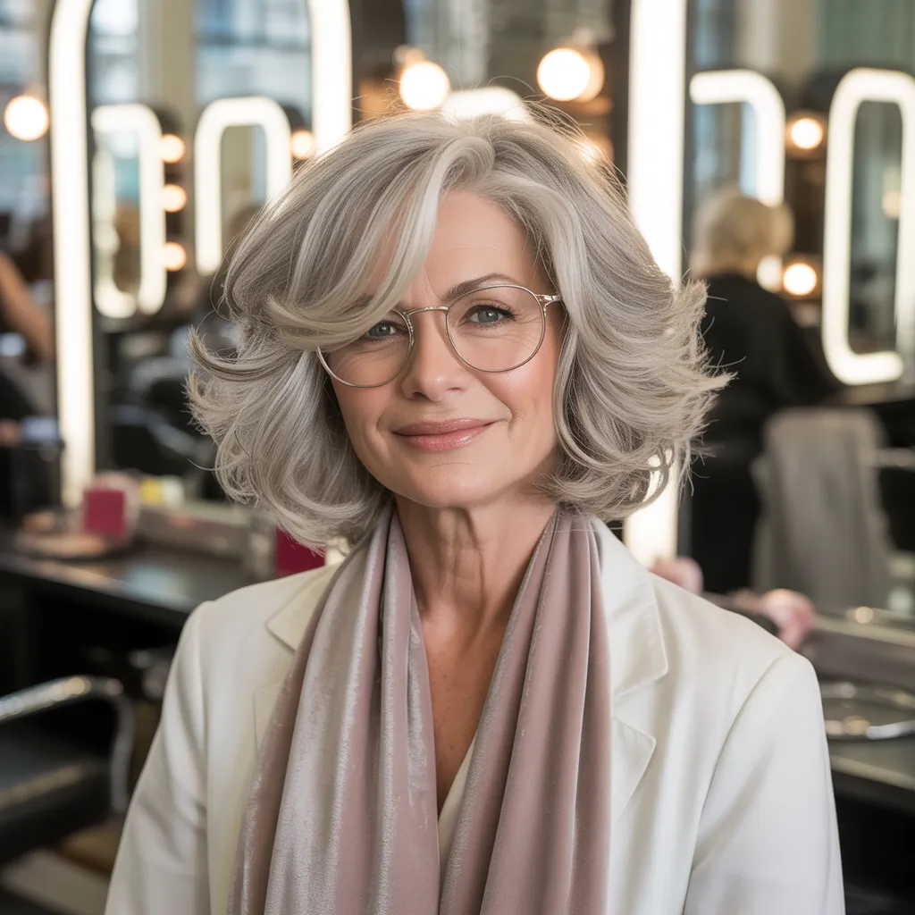 medium length cuts for women over 50