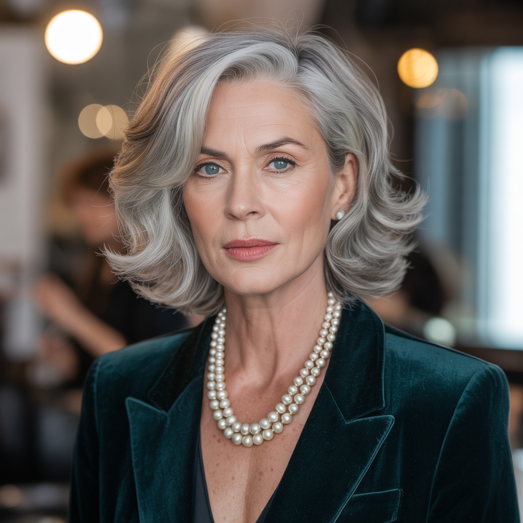 medium length cuts for women over 50