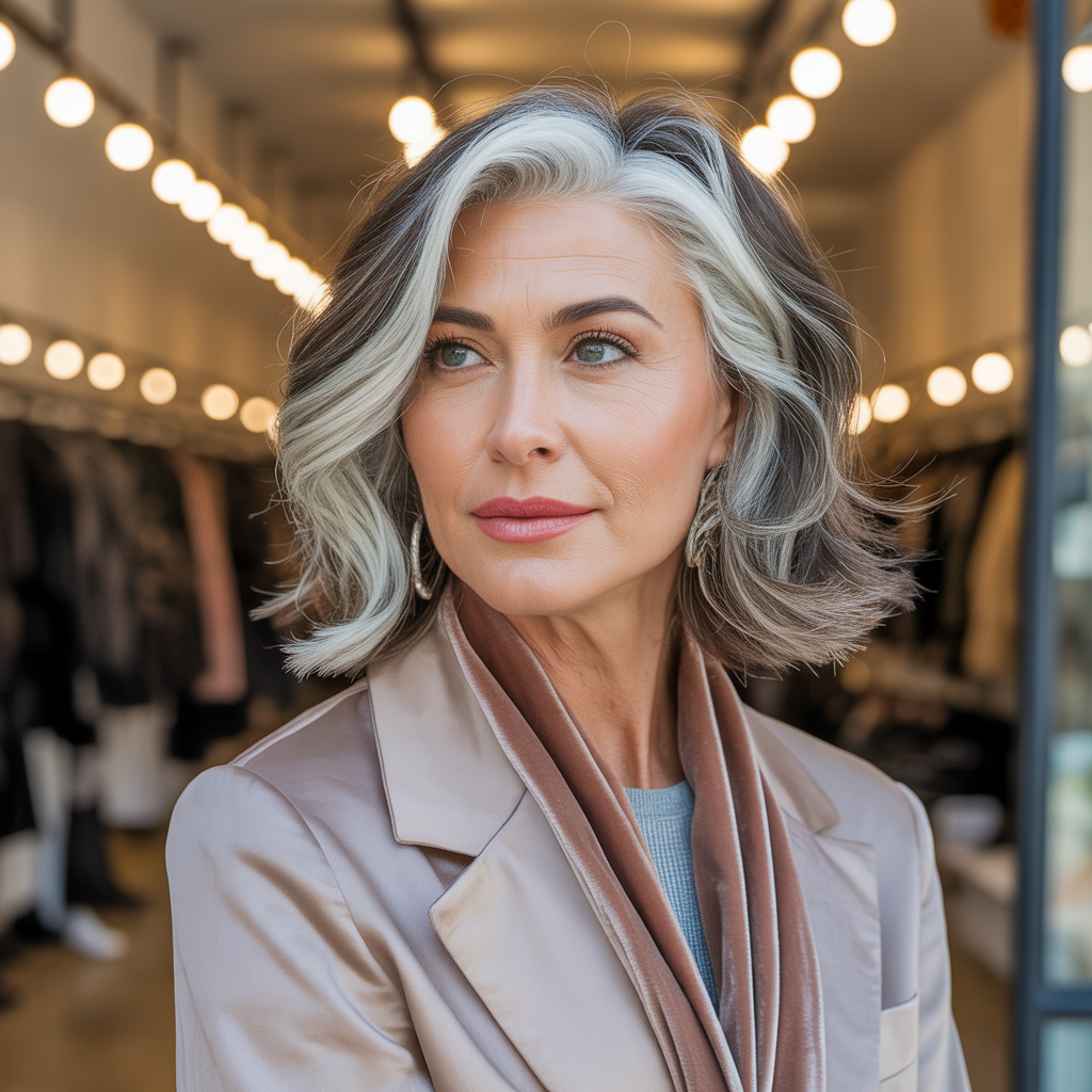 medium length cuts for women over 50
