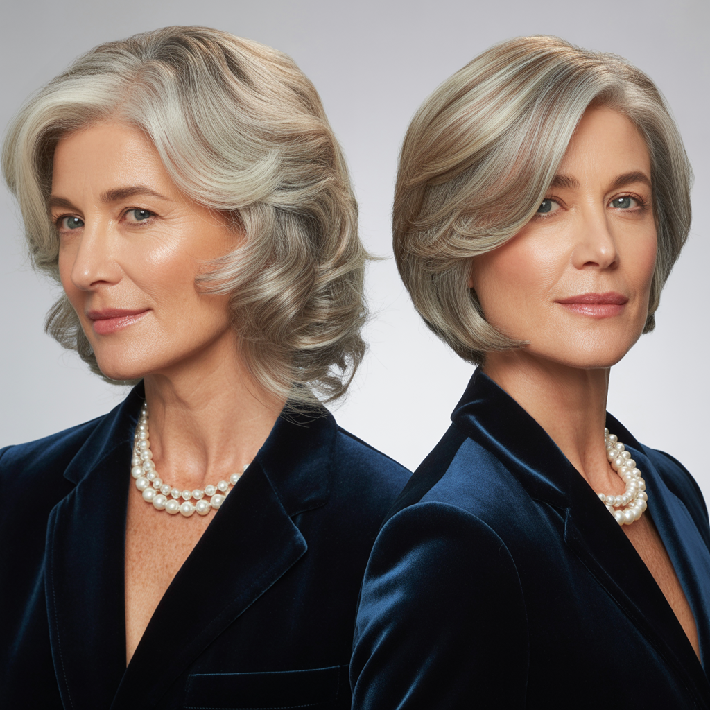 medium length cuts for women over 50