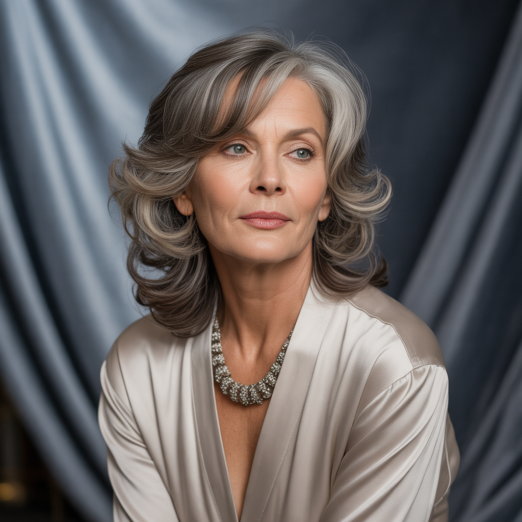 medium length cuts for women over 50