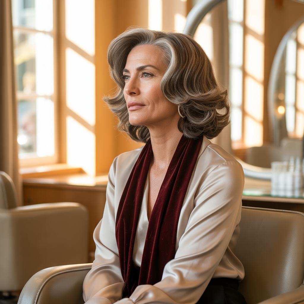 medium length cuts for women over 50