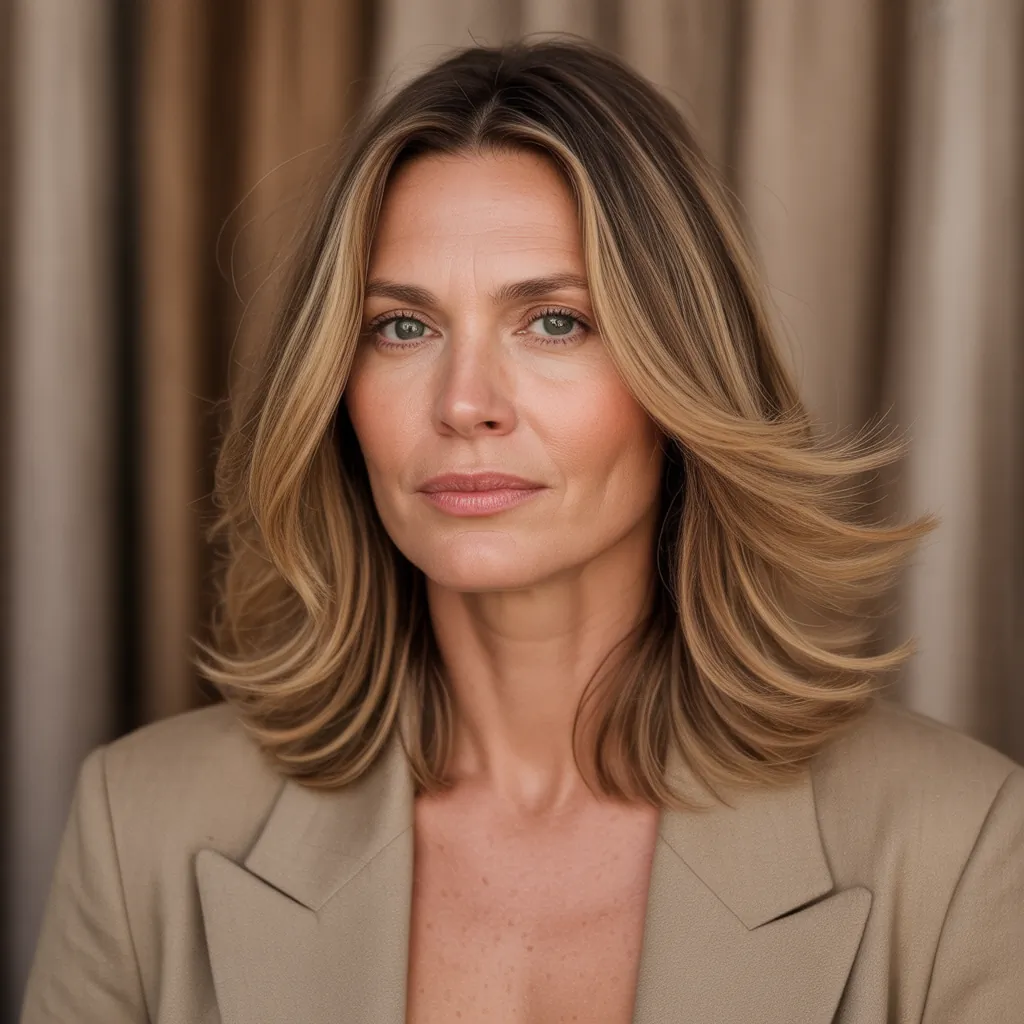 medium length hairstyles for over 40