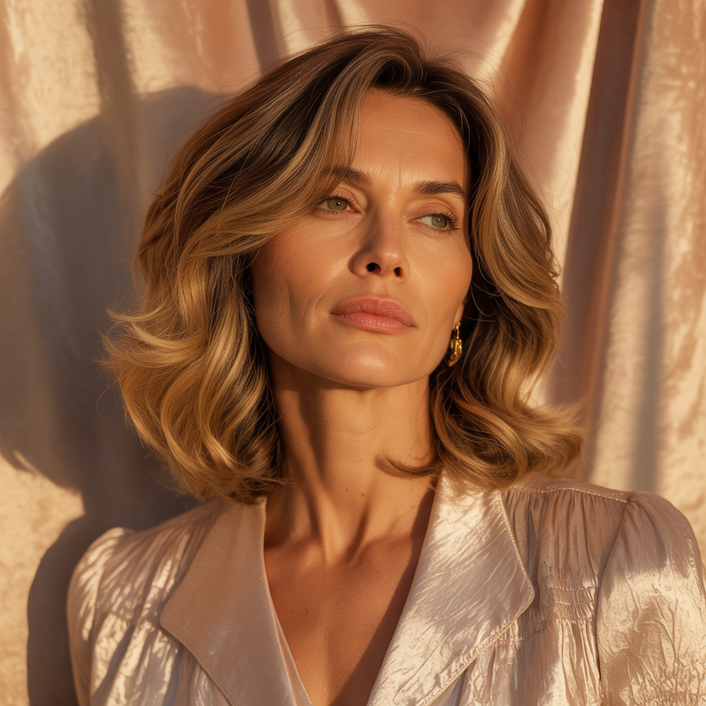 medium length hairstyles for over 40