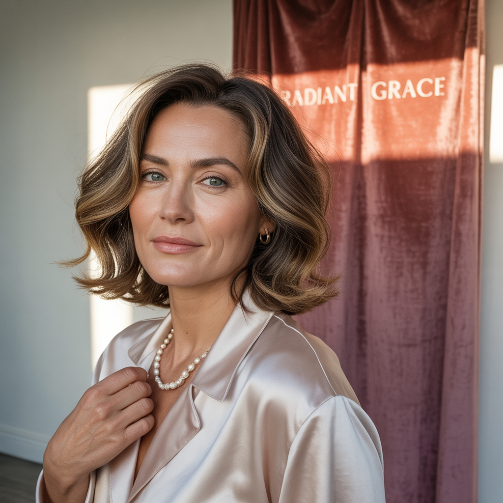 medium length hairstyles for over 40