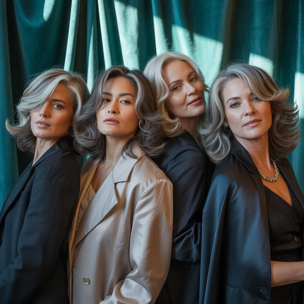 medium length hairstyles for over 40