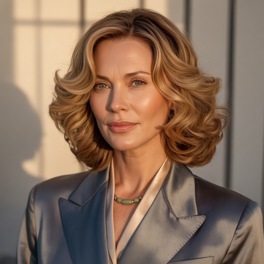 medium length hairstyles for over 40