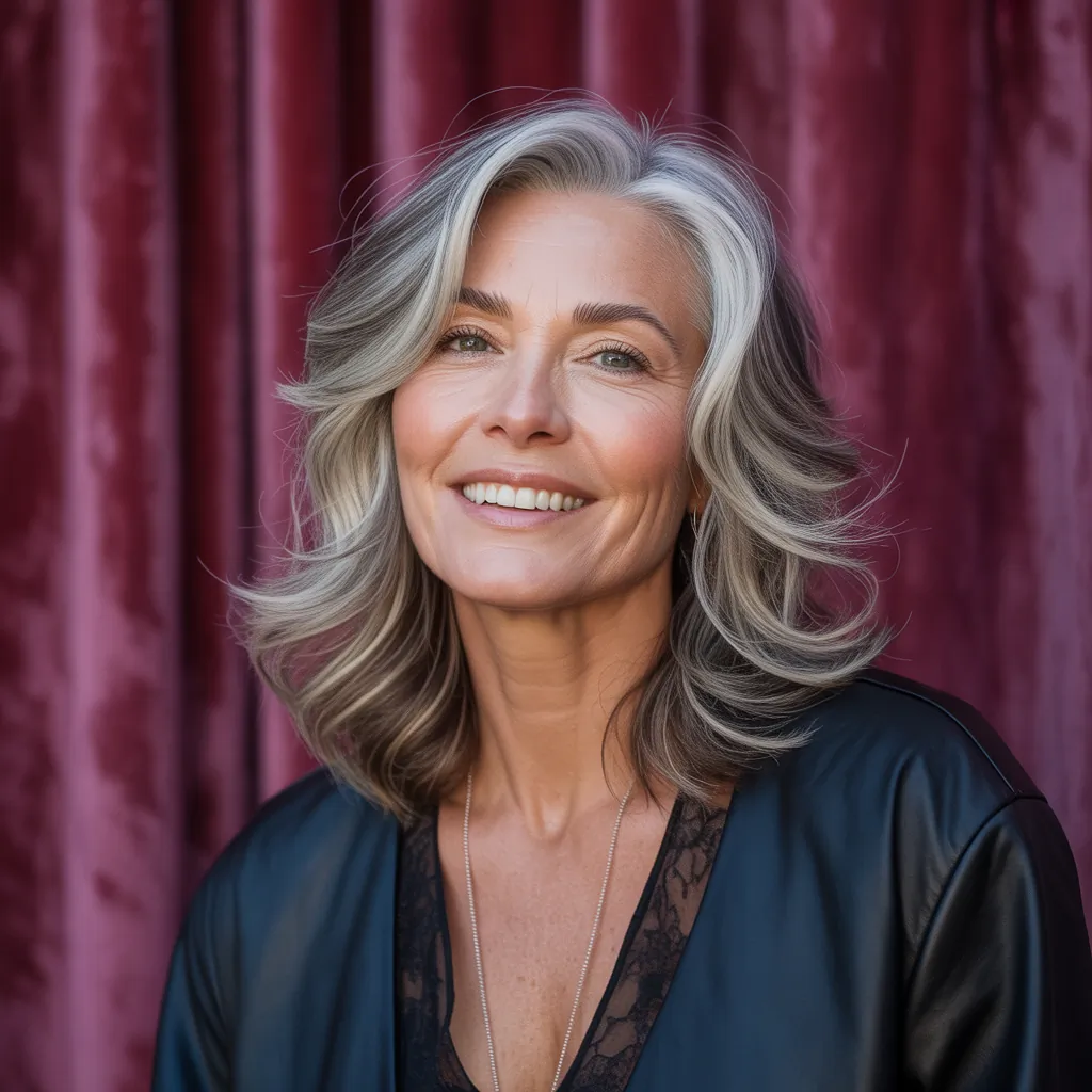 medium length hairstyles for over 40