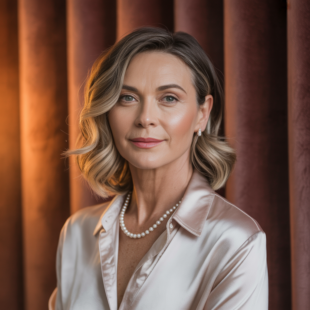 medium length hairstyles for over 40