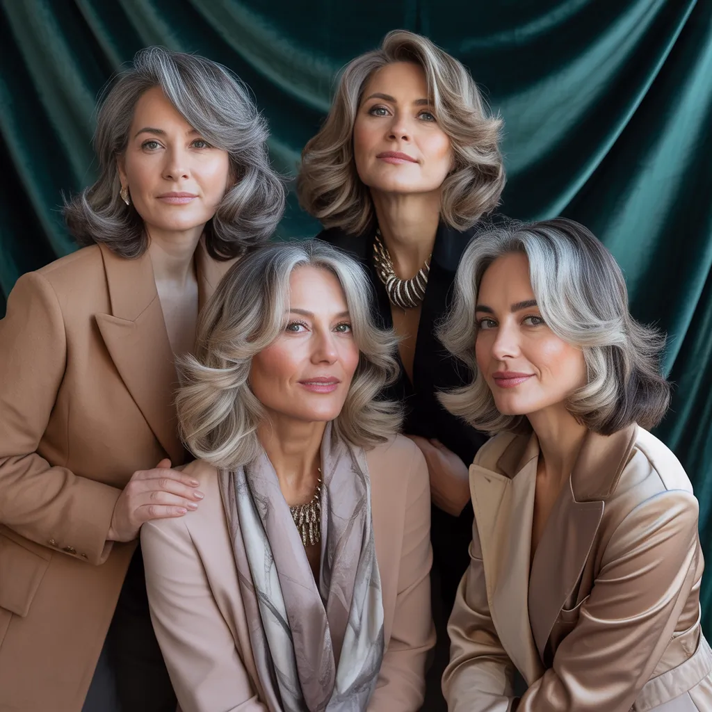 medium length hairstyles for over 40