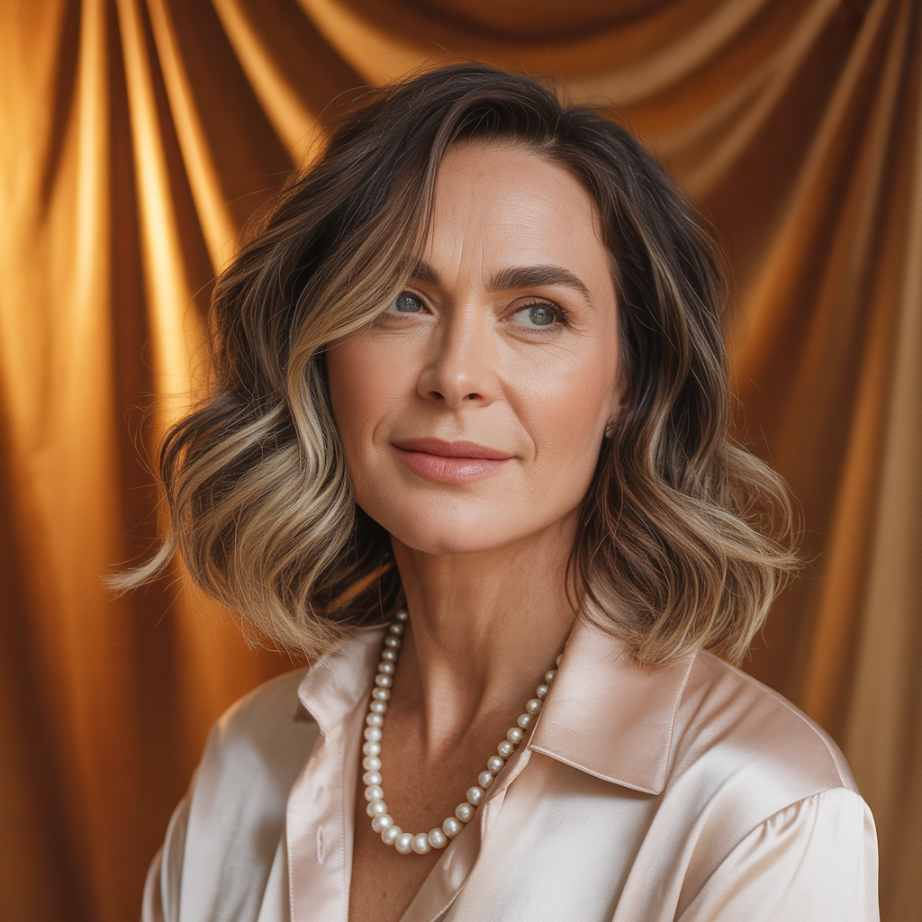 medium length hairstyles for over 40
