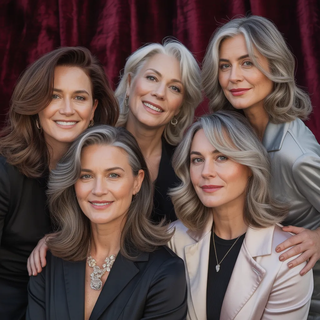 medium length hairstyles for over 40