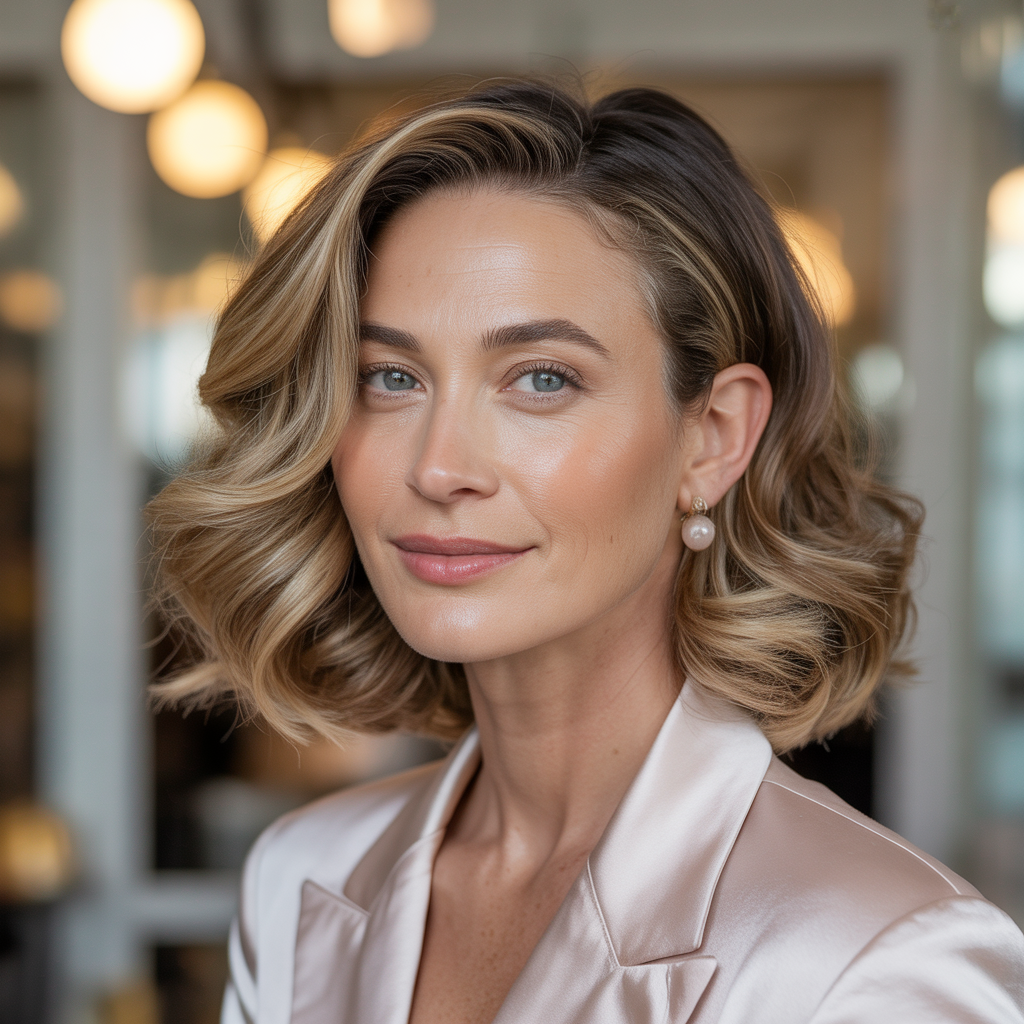 medium length hairstyles for over 40