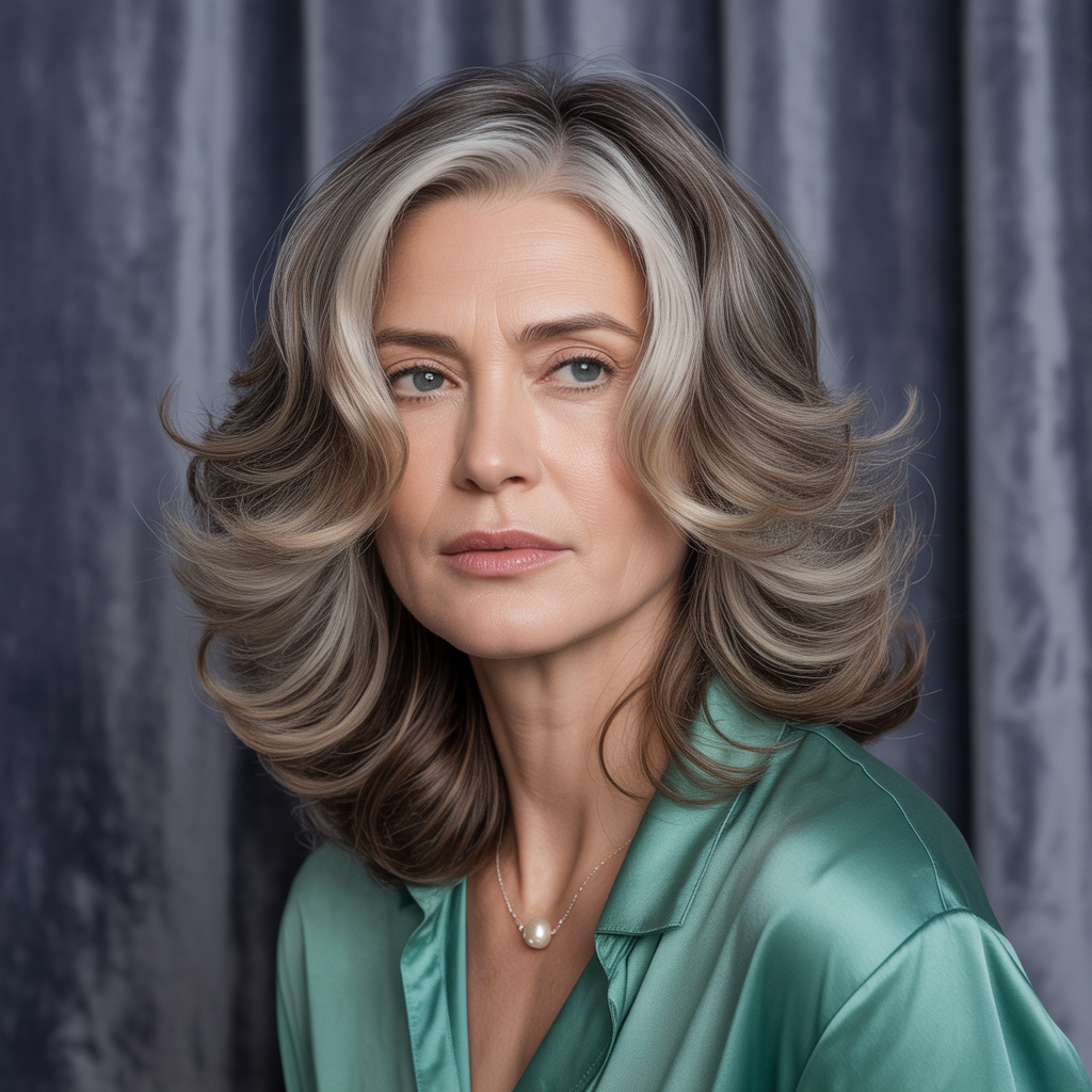 medium length hairstyles for over 40