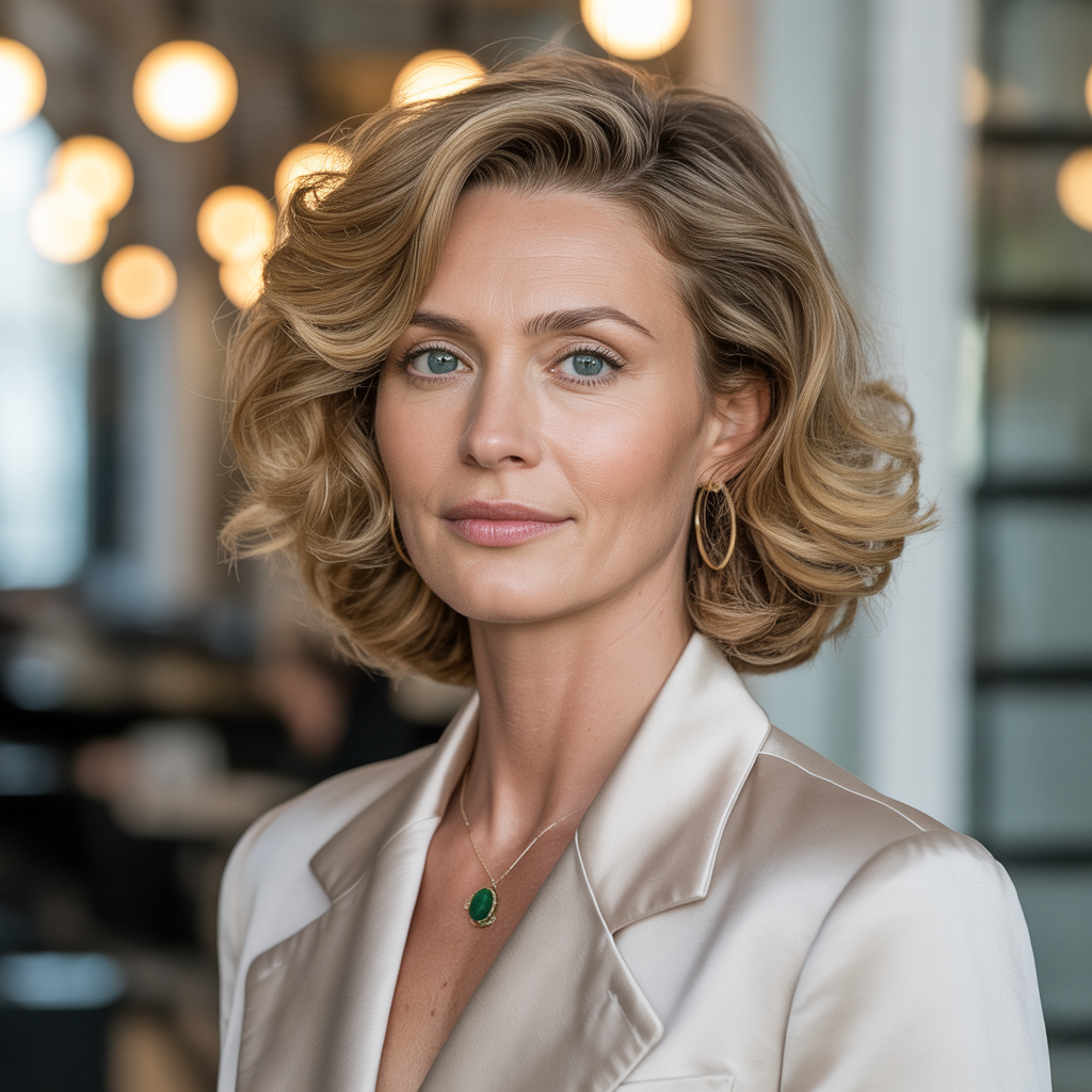 medium length hairstyles for over 40