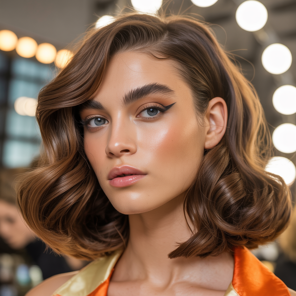 medium length hairstyles with face framing layers