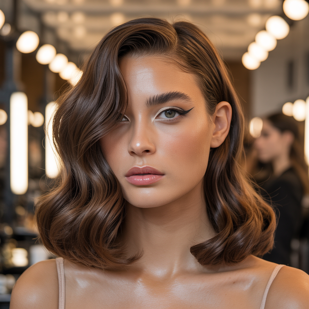 medium length hairstyles with face framing layers
