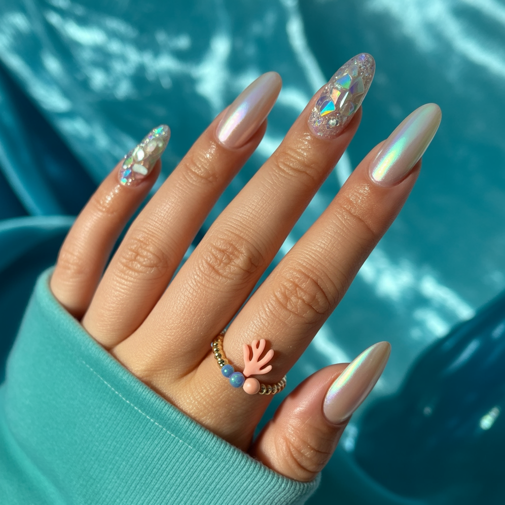 mermaid nails