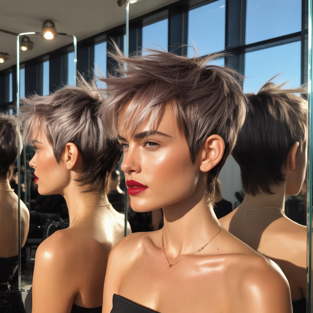 messy pixie cuts that look effortlessly chic
