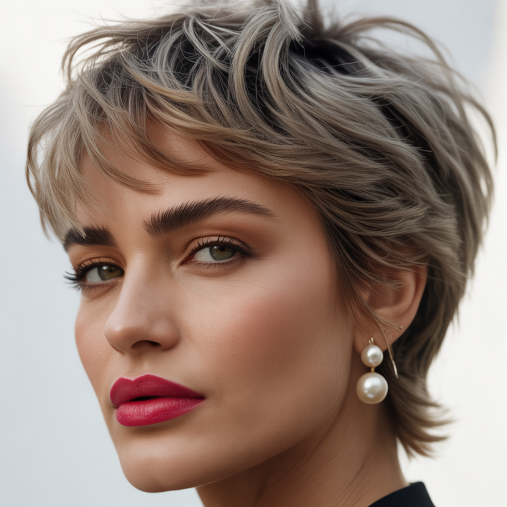 messy pixie cuts that look effortlessly chic
