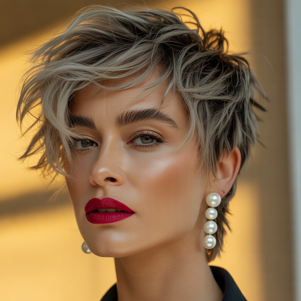 messy pixie cuts that look effortlessly chic