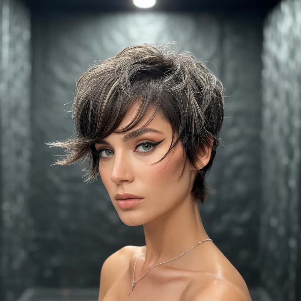messy short hairstyles