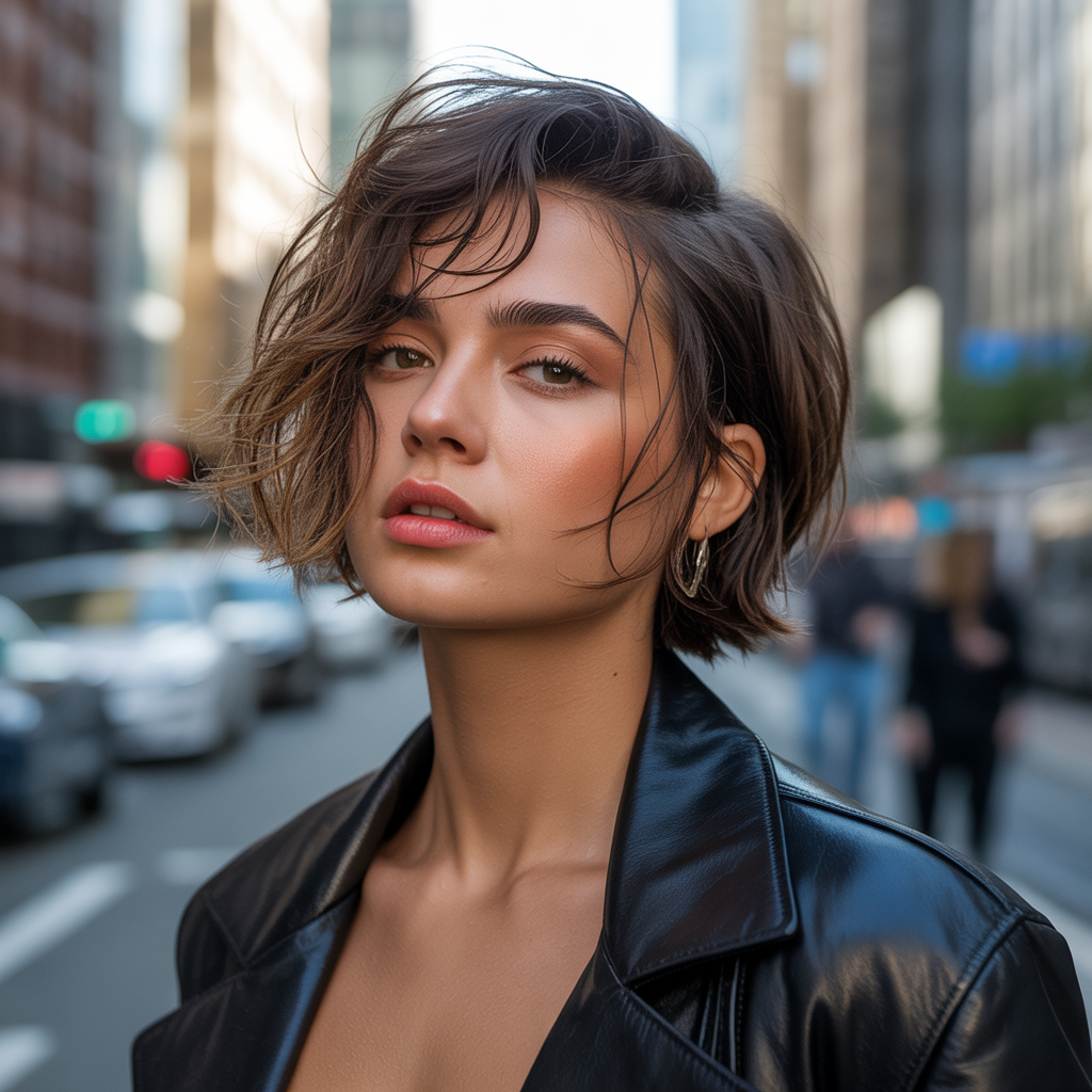 messy short hairstyles