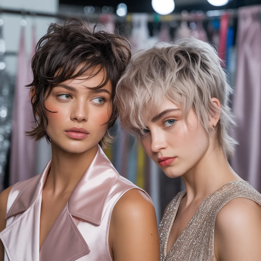 messy short hairstyles