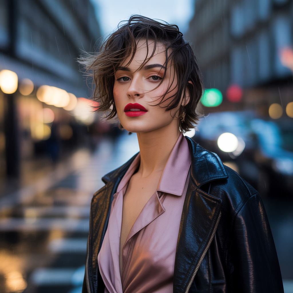 messy short hairstyles