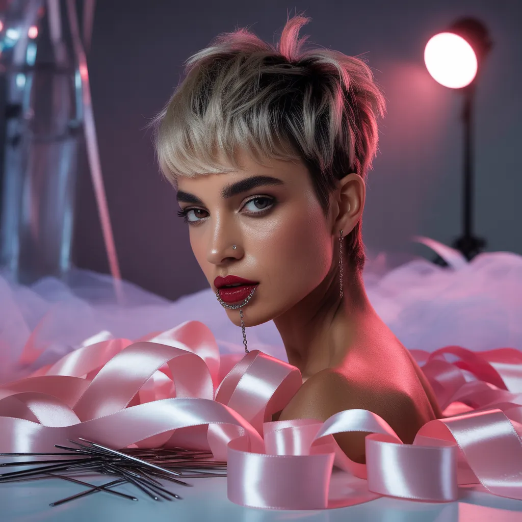 messy short hairstyles