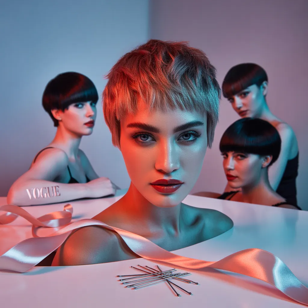 messy short hairstyles