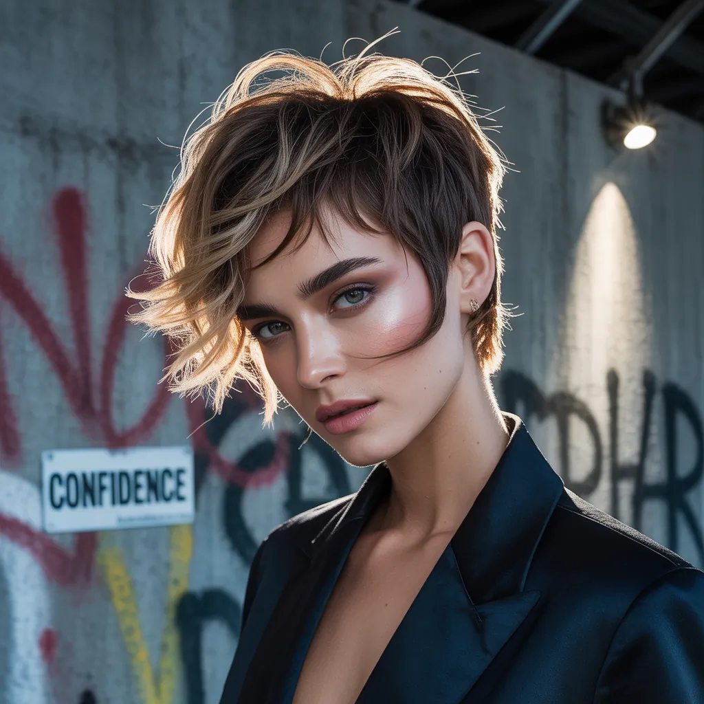 messy short hairstyles