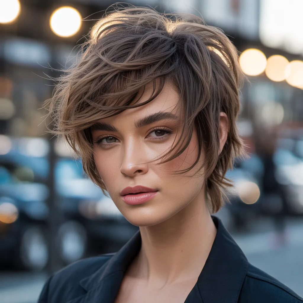 messy short hairstyles