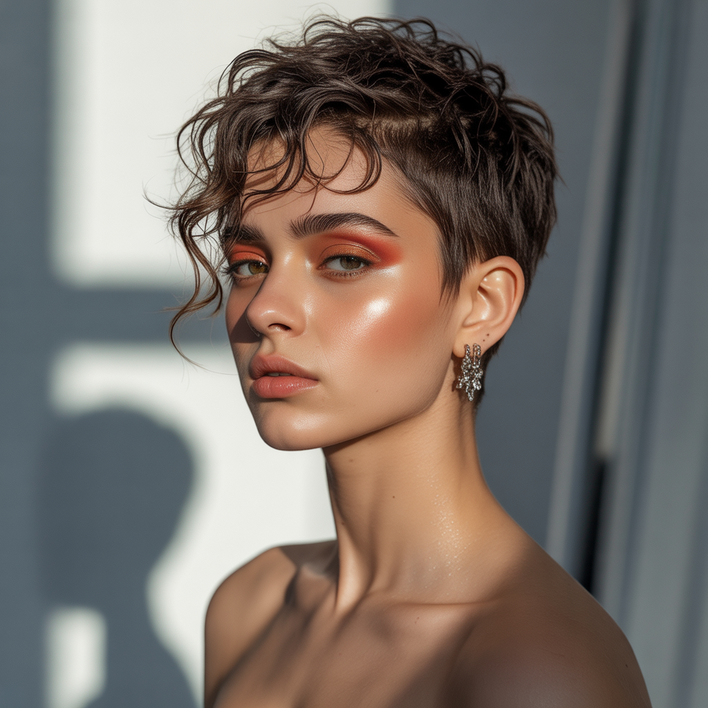 messy short hairstyles