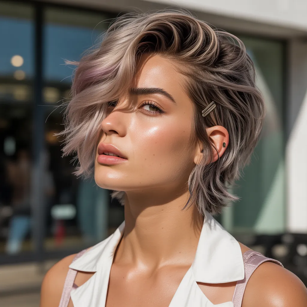 messy short hairstyles