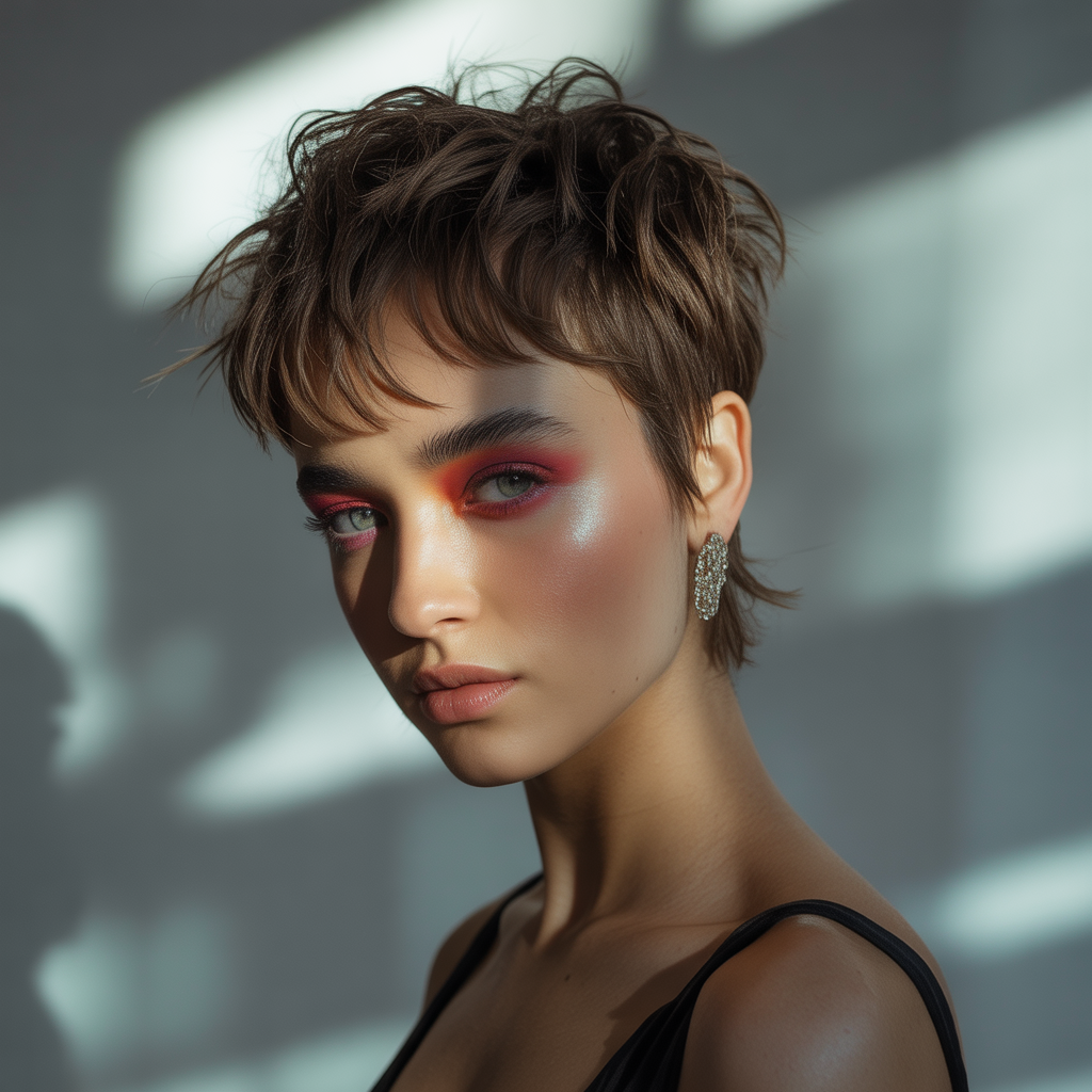 messy short hairstyles