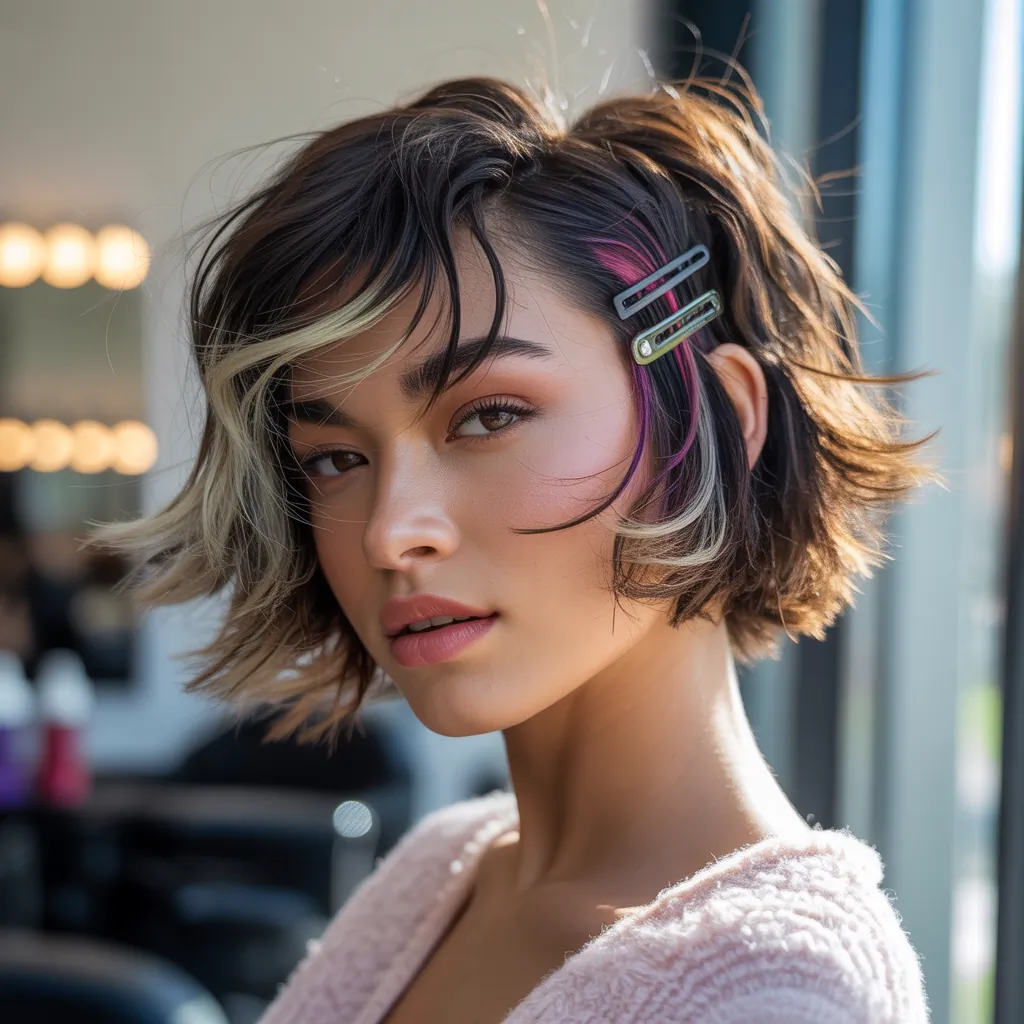 messy short hairstyles