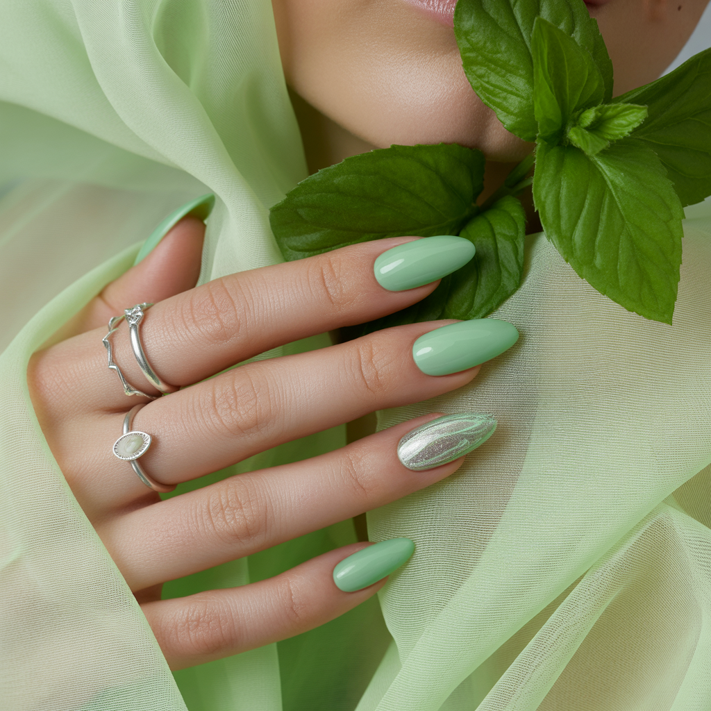 mint nails