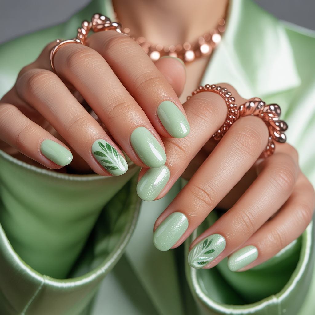 mint nails