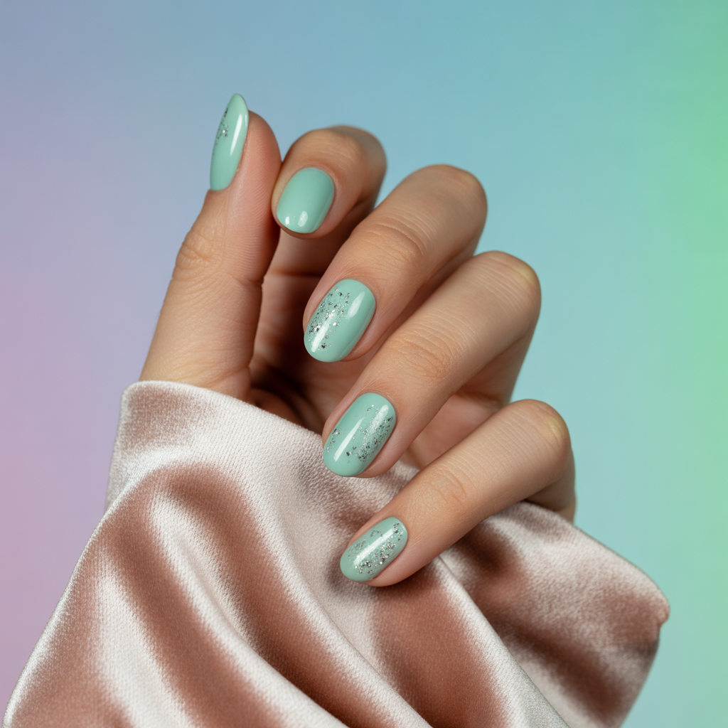 mint nails