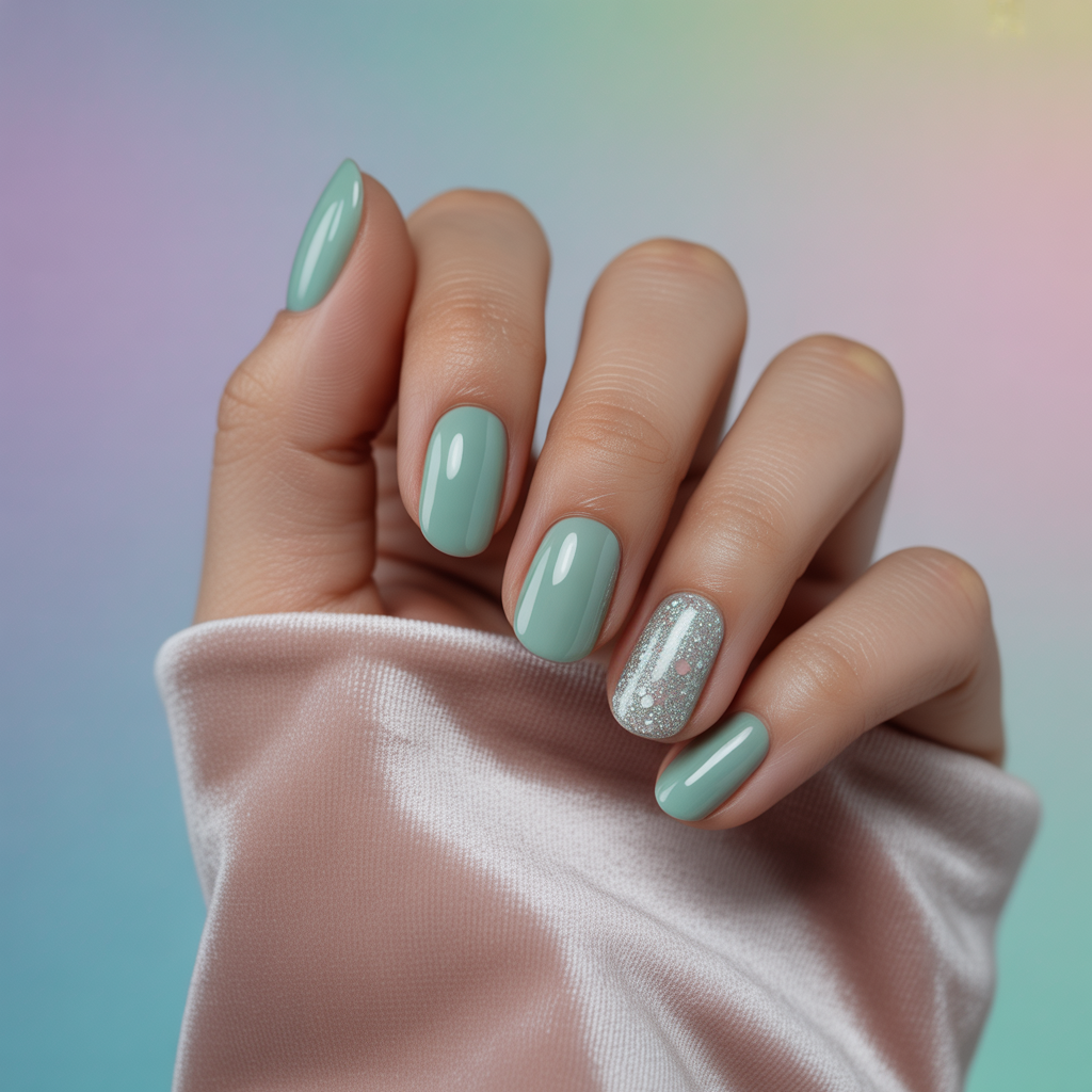 mint nails