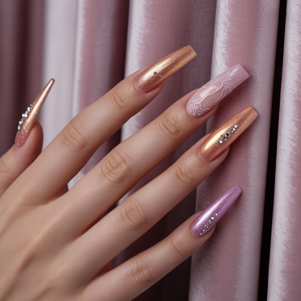 nails acrylic designs