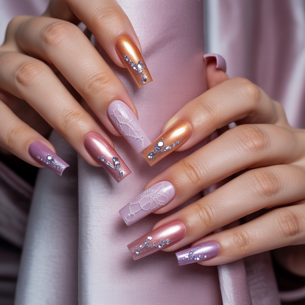 nails acrylic designs