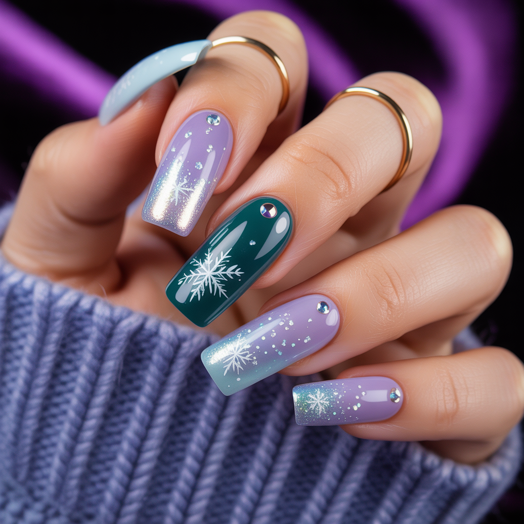 nails design winter