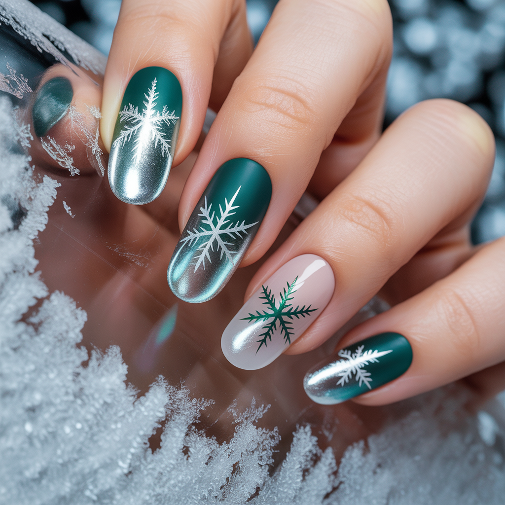 nails design winter