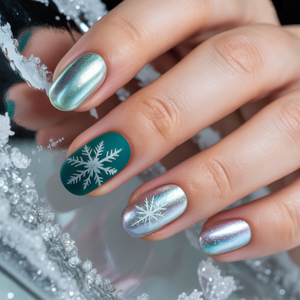 nails design winter